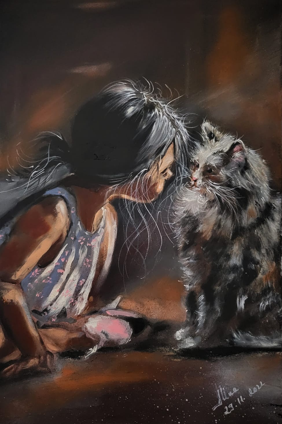 ArteDiAlina.com painting: Small Talk